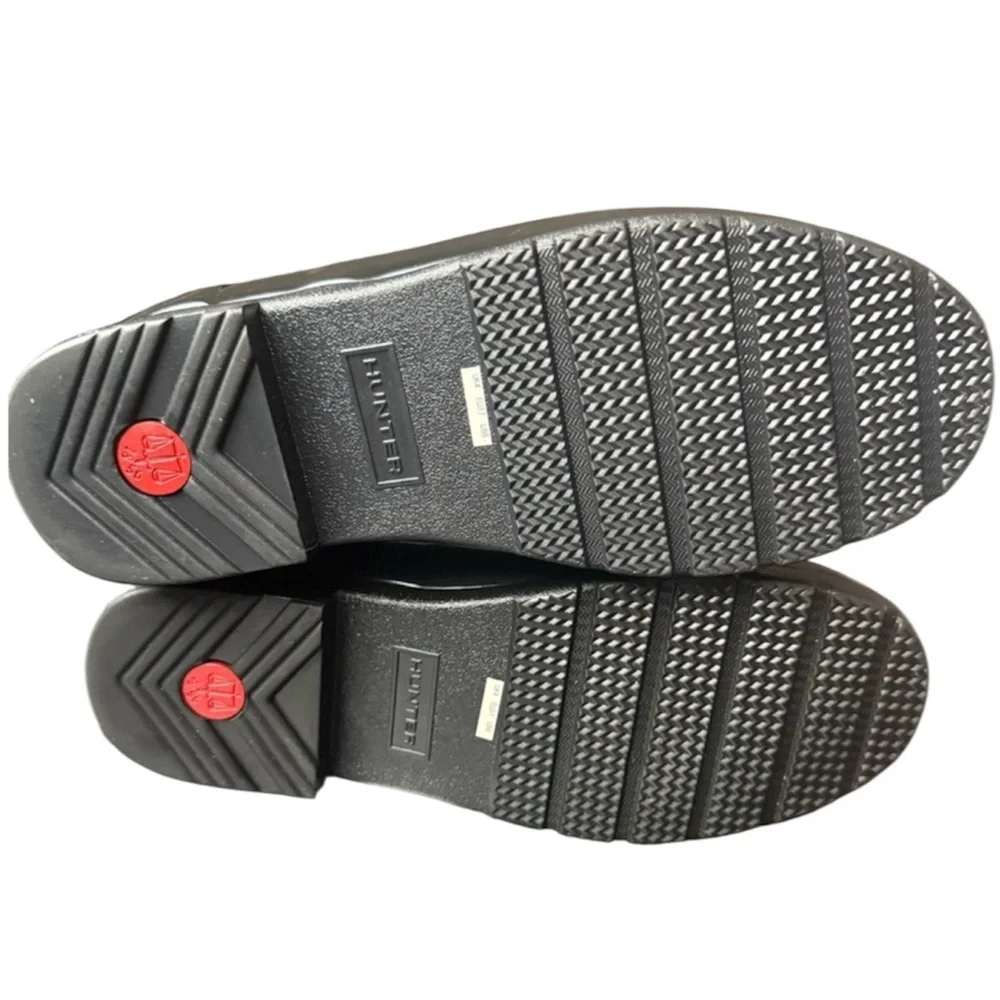 Hunter Quilted Tall Rain Boots in Black